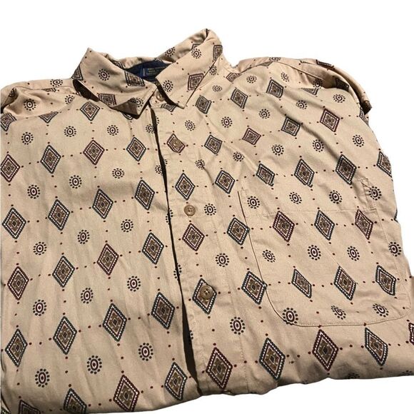 Colours by Alexander Julian size large long sleeved button up shirt unique - Picture 1 of 2